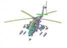 Zvezda 7293 Mil Mi-24V/VP Hind E  Soviet Attack Helicopter
