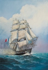 Zvezda 9034 French frigate  ACHERON