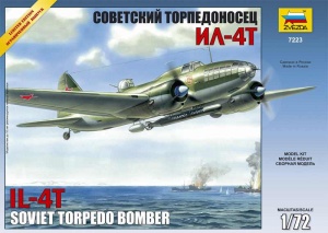 Zvezda 7223 IL-4T  SOVIET TORPEDO BOMBER
