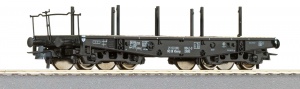ROCO 67617 Wagon platforma 4-osie z kłonicami  DR