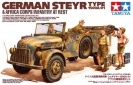 Tamiya 35305 STEYER Type 1500A/01 and Africa Corps Infantry At Rest