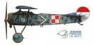 ARMA HOBBY 70014 Samolot FOKKER E.V   LOZENGE
