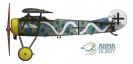 ARMA HOBBY 70014 Samolot FOKKER E.V   LOZENGE