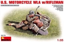 MiniArt 35179 U.S. Motorcycle WLA w/Rifleman