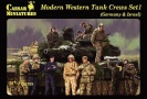 CAESAR MINIATURES H102 Modern Western Tank Cre Set1