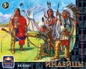 ARK MODELS AK 80021 Native Americans, set of 8 figures (6.5 cm)