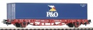 PIKO 57706 Wagon kontenerowy Lgs579 DB-Cargo Ep.V P&O
