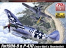 Academy 12513 Fw190A-8 & P-47D  SPECIAL EDITION
