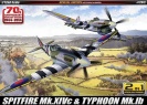Academy 12512 Spitfire Mk.XIVc & Typhoon Mk.Ib SPECIAL EDITION