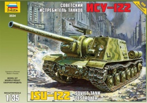 Zvezda 3534 Soviet Tank Destroyer  ISU-122