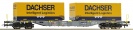 ROCO 76920 Wagon platforma CARGO SBB z kontenerami DACHSER