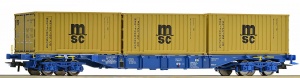 ROCO 76922 Wagon kontenerowy 4-osie AAE