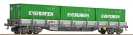 ROCO 67582 Wagon kontenerowy 4-osie SBB  EVERGREEN