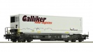 ROCO 76743 Wagon platforma HUPAC z kontenerem Galliker SBB Ep.VI