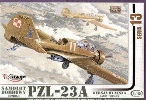 MIRAGE HOBBY 481303 SAMOLOT BOMBOWY PZL-23 A (WERSJA WCZESNA)
