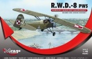 MIRAGE HOBBY 485002 R.W.D.-8 PWS SAMOLOT SZKOLNO-ŁĄCZNIKOWY