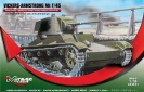 MIRAGE HOBBY 355011 VICKERS-ARMSTRONG Mk F/45 PÓŹNA WERSJA Z POJEDYŃCZĄ WIEŻĄ I ARMATĄ CZOŁGOWĄ