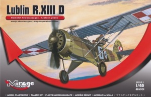 MIRAGE HOBBY 485001 Lublin R.XIII D SAMOLOT TOWARZYSZĄCY wersja obserwacyjna