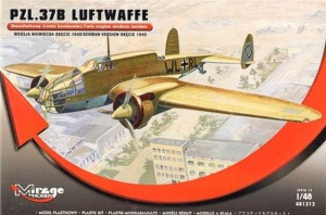 MIRAGE HOBBY 481312 PZL.37B LUFTWAFFE