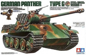 Tamiya 35174 German PANTHER TYPE G Stell Wheel Version