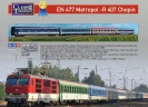 ACME 55119 Zestaw 4 wagony  pociąg EN476/477 METROPOL - R406/407 CHOPIN EuroNight Set1 EP.VI