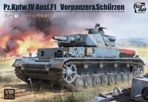 BORDER Model BT-003 Pz.Kpfw.lV Ausf,F1 Vorpanzer&Schurzen