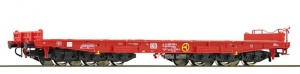 ROCO 67589 Wagon platforma Samms710 z kłonicami DB AG Ep.VI