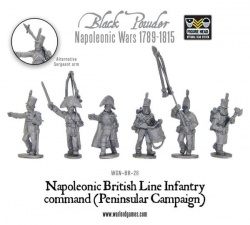 WARLORD WGN-BR-26 Peninsular British Line Infantry Command