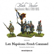 WARLORD 303012001 Napoleonic French Late Line Infanry Command Pack