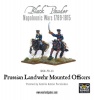 WARLORD WGN-PRU-21 Napoleonic Prussian Landwehr Officers Mounted