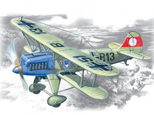 ICM 72193 Heinkel He 51A-1 German Fighter-Biplane