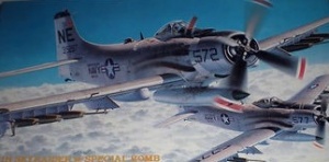 HASEGAWA 51464 BP104 A-1H SKYRAIDER w/SPECIAL BOMB