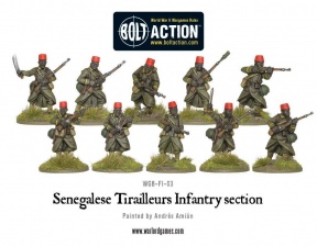 WARLORD WGB-FI-03 Senegalese Tirailleurs Infantry section