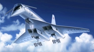 ICM 14401 Tupolev-144 Soviet Supersonic Passenger Aircraft