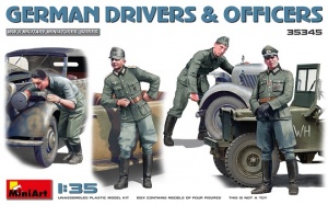 MINIART 35345 GERMAN DRIVERS & OFFICERS