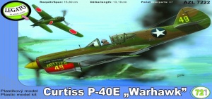 LEGATO AZL7222 Curtiss P-40E 