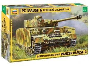 ZVEZDA 3674  GERMAN MEDIUM TANK PANZER IV AUSF. G