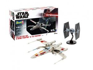 REVELL 06054 STAR WARS COLLECTOR SET X-WING FIGHTER & TIE FIGHTER