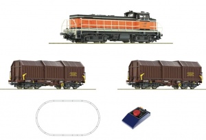 ROCO 51335 Zestaw Startowy analogowy towarowy Diesel Lok. BB 63000 SNCF