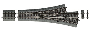 ROCO 42543 zwrotnica potrójna DWW15 Roco Line tor na podtorzu gumowym