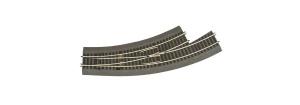 ROCO 42572 zwrotnica łukowa lewa BWl3/4 Roco Line tor na podtorzu gumowym