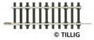 Tillig 83132 tor prosty przejściowy nowy stary typ z(U) na (T) tor na belce drewnianej