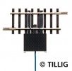Tillig 83159 tor prosty do wyzwalania procesów przełączania przez jadący pociąg
