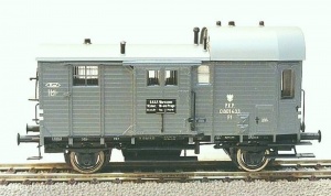 BRAWA 49425 Wagon brankard konduktorski Ft PKP Ep.IIIb