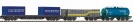 PIKO 97940 Zestaw Startowy towarowy SZD M62 Diesel Gagarin tory na nasypie