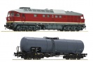 ROCO 5110002 Zestaw cyfrowy z21 pociąg Diesel BR132 DR cysterny