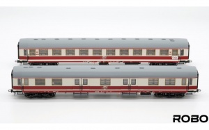 ROBO 200511-3 Zestaw 2 wagony bagażowy i os. 2kl. Express ODRA PKP Ep.IV set 3 LED