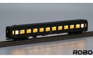 ROBO 222091 wagon osobowy 111Ay 2kl PKP Ep.Va St. Warszawa oświetlenie LED