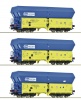 ROCO 6600136 Zestaw 3 wagony samowyładowcze FALNS PKP Cargo Ep.V-VI