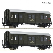 ROCO 6200195 zestaw 2 wagony Bti osobowe pomocnicze PKP Ep.IV